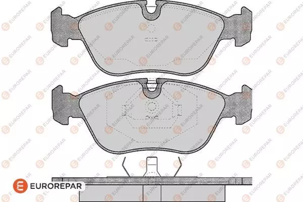 Колодки тормозные дисковые EUROREPAR 1617276880