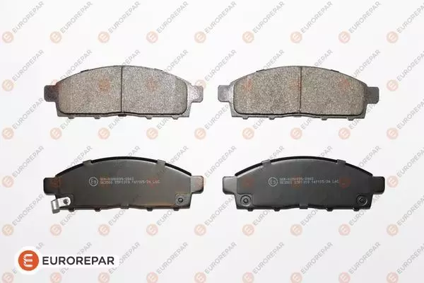 Комплект тормозных колодок дискового тормоза EUROREPAR 1617285380