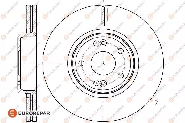 Диск тормозной EUROREPAR 1618879680