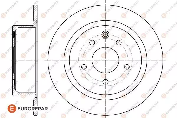 Диск тормозной EUROREPAR 1618888180