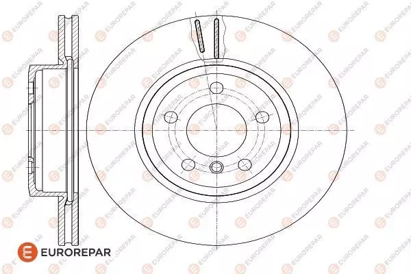 Диск тормозной EUROREPAR 1622811580