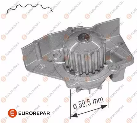 Насос водяной EUROREPAR 1637173180