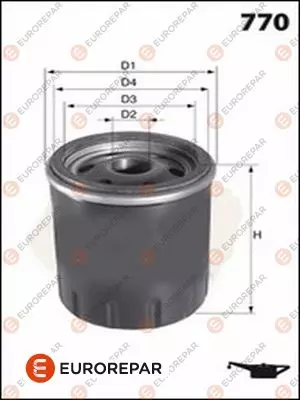 Масляный фильтр EUROREPAR 1637765880