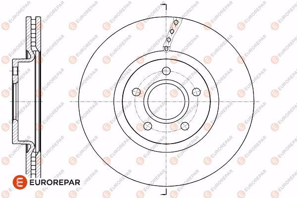 Диск тормозной EUROREPAR 1642763380