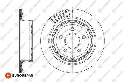 Диск тормозной nissan murano 3.5 4wd 05 rear EUROREPAR 1667853080
