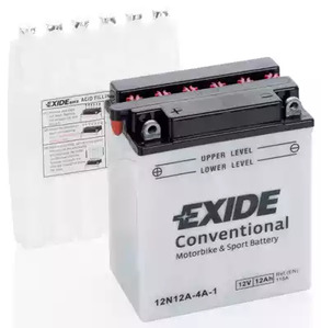 Стартерная аккумуляторная батарея EXIDE 12N12A-4A-1