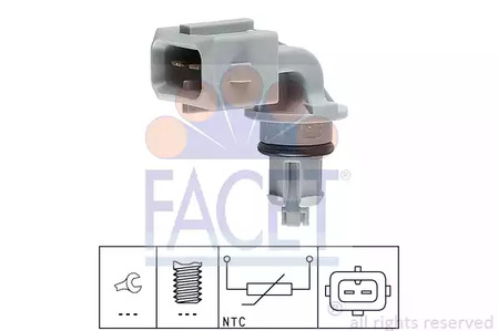 Датчик температура впускаемого воздуха made in italy - oe equivalent