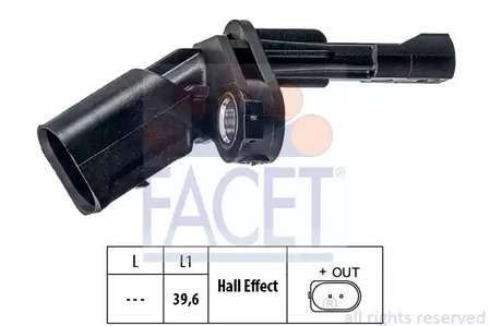 Датчик частоты вращения колеса FACET 21.0009