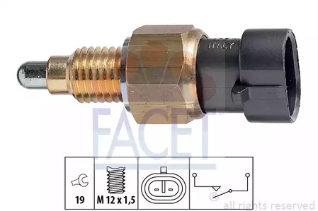 Выключатель фары заднего хода FACET 7.6249