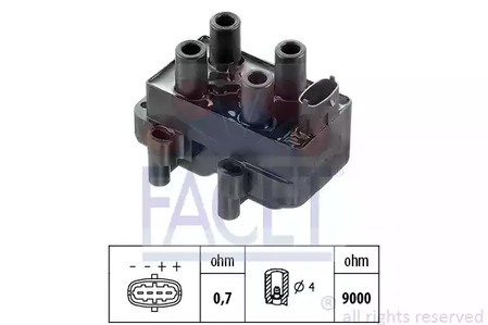 Катушка зажигания FACET 9.6289