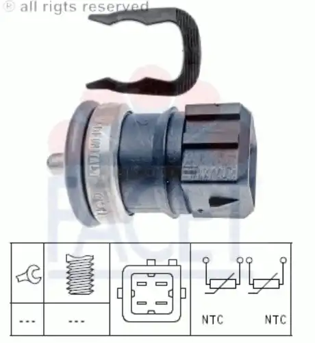 Датчик температура охлаждающей жидкости made in italy - oe equivalent
