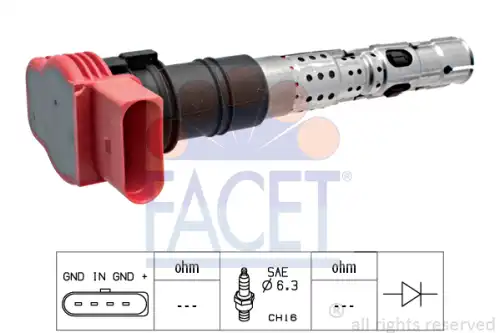 Катушка зажигания made in italy - oe equivalent