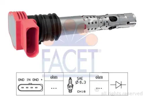 Катушка зажигания made in italy - oe equivalent