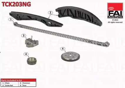 Комплект цепи грм FAI AUTOPARTS TCK203NG
