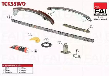 Комплект цепи грм FAI AUTOPARTS TCK33WO
