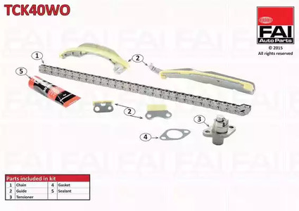 Комплект цепи грм FAI AUTOPARTS TCK40WO