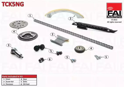 Комплект цели привода распредвала FAI AUTOPARTS TCK5NG
