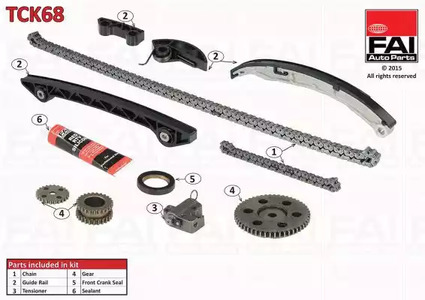 Комплект цепи грм FAI AUTOPARTS TCK68