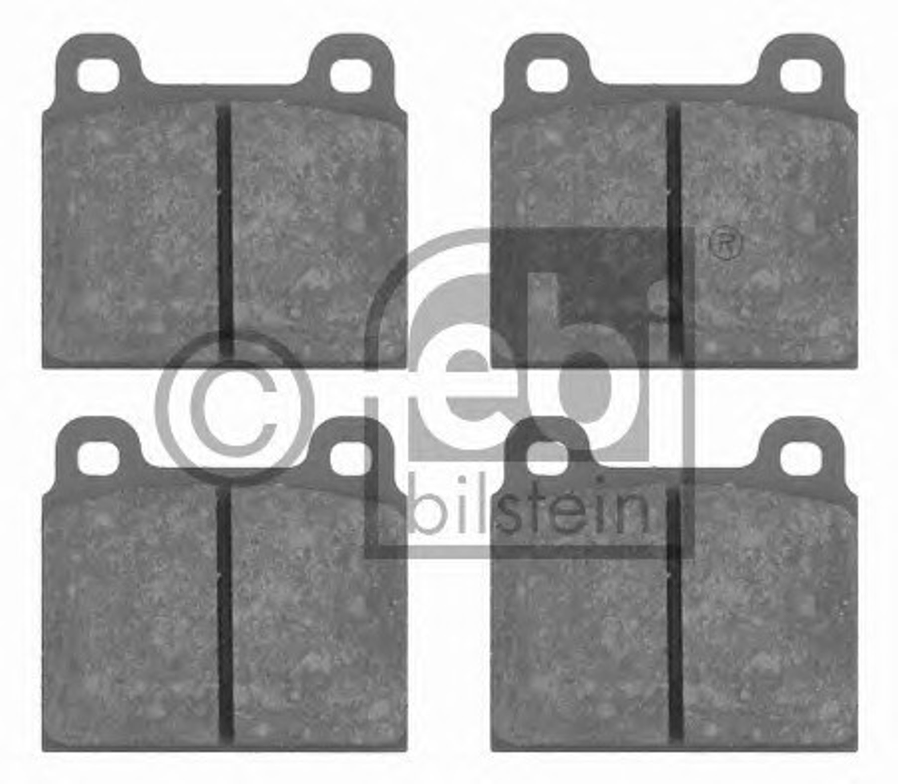 Комплект тормозных колодок дисковый тормоз FEBI BILSTEIN 16134