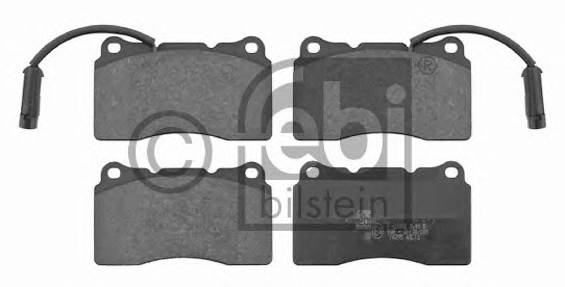 Комплект тормозных колодок дисковый тормоз FEBI BILSTEIN 16295