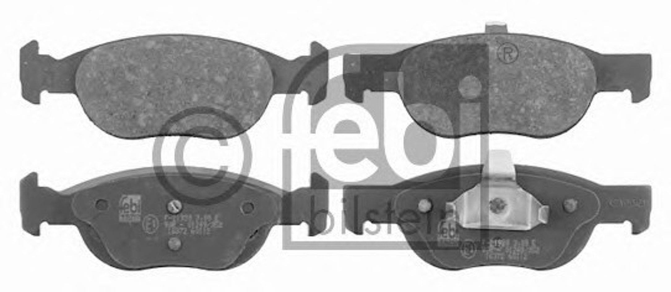 Комплект тормозных колодок дисковый тормоз