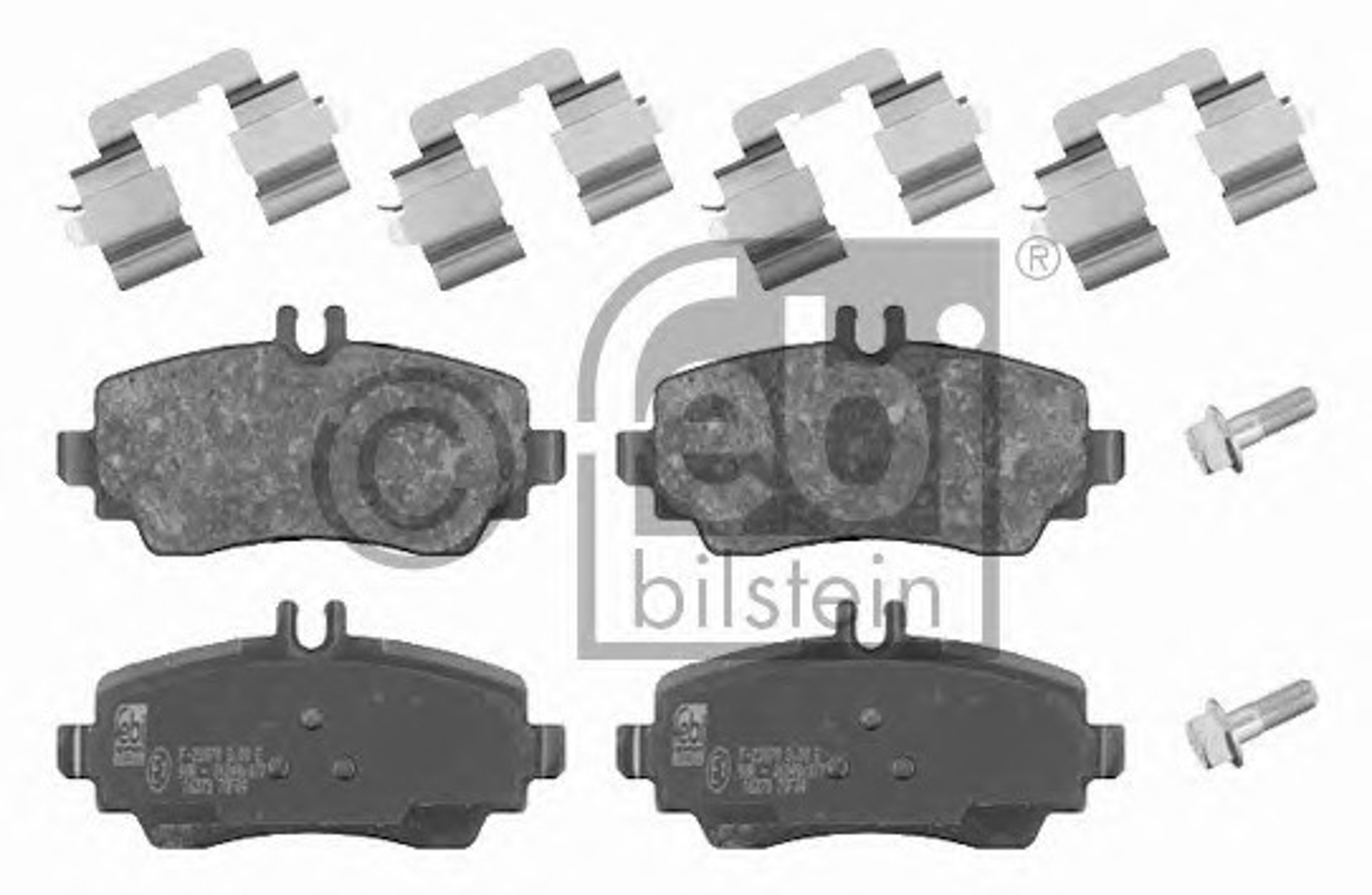Комплект тормозных колодок дисковый тормоз FEBI BILSTEIN 16373