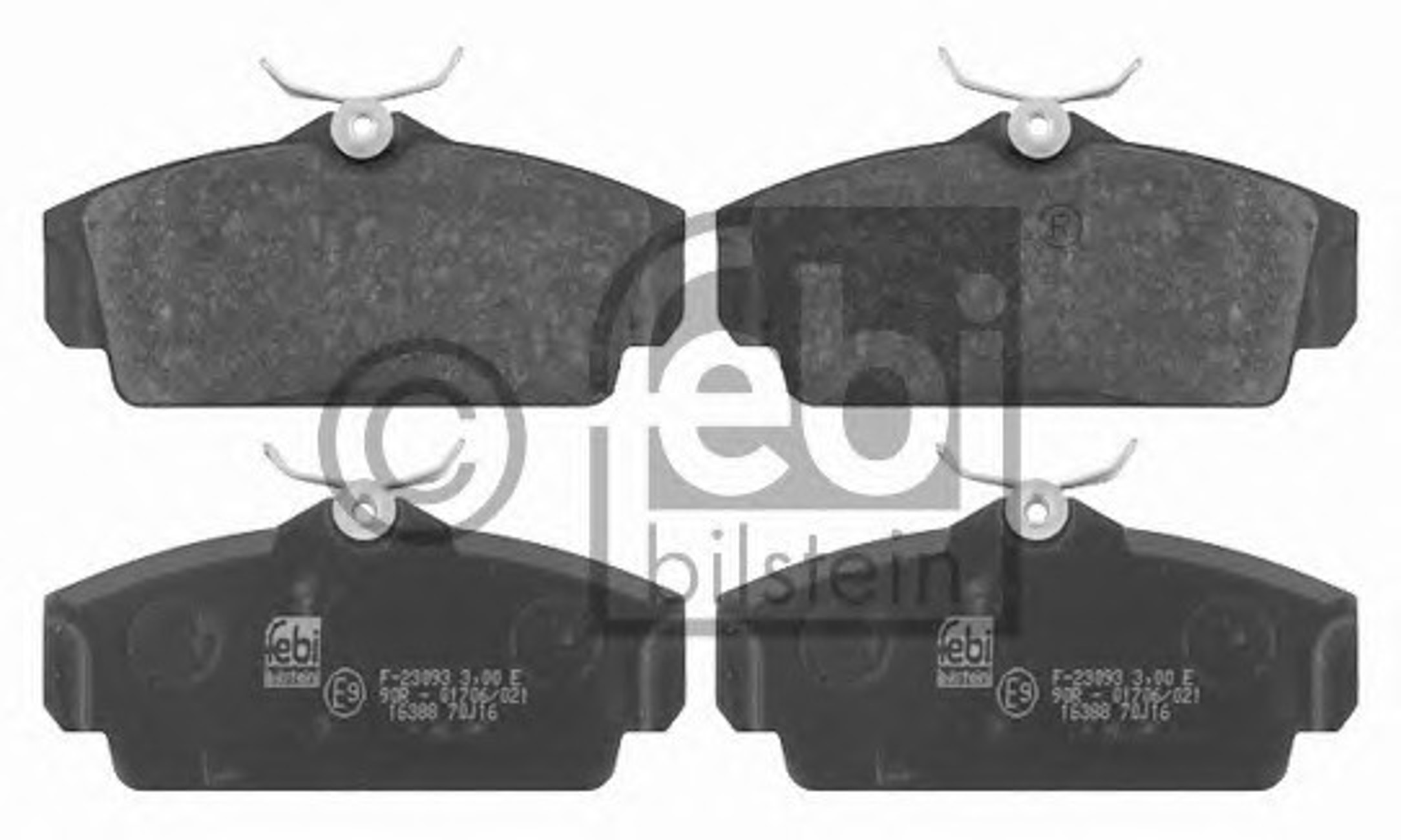 Колодки тормозные дисковые FEBI BILSTEIN 16388