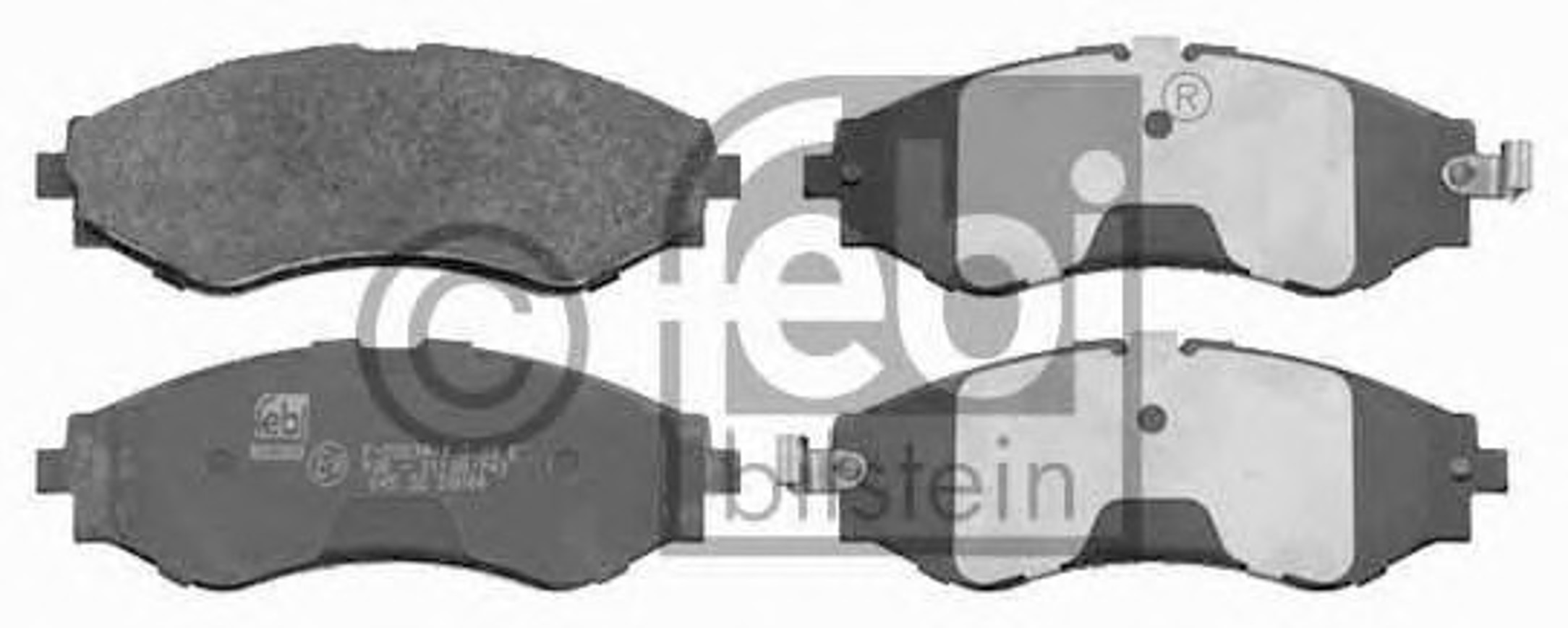 Колодки тормозные дисковые FEBI BILSTEIN 16510