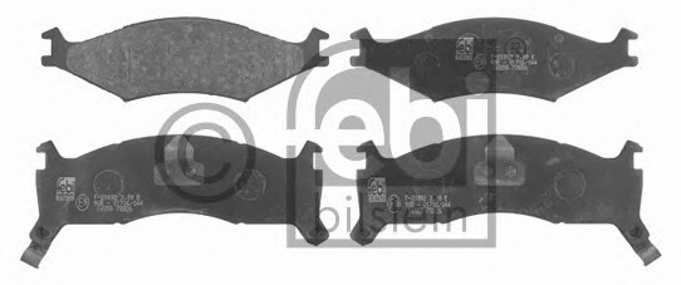 Колодки тормозные дисковые FEBI BILSTEIN 16558