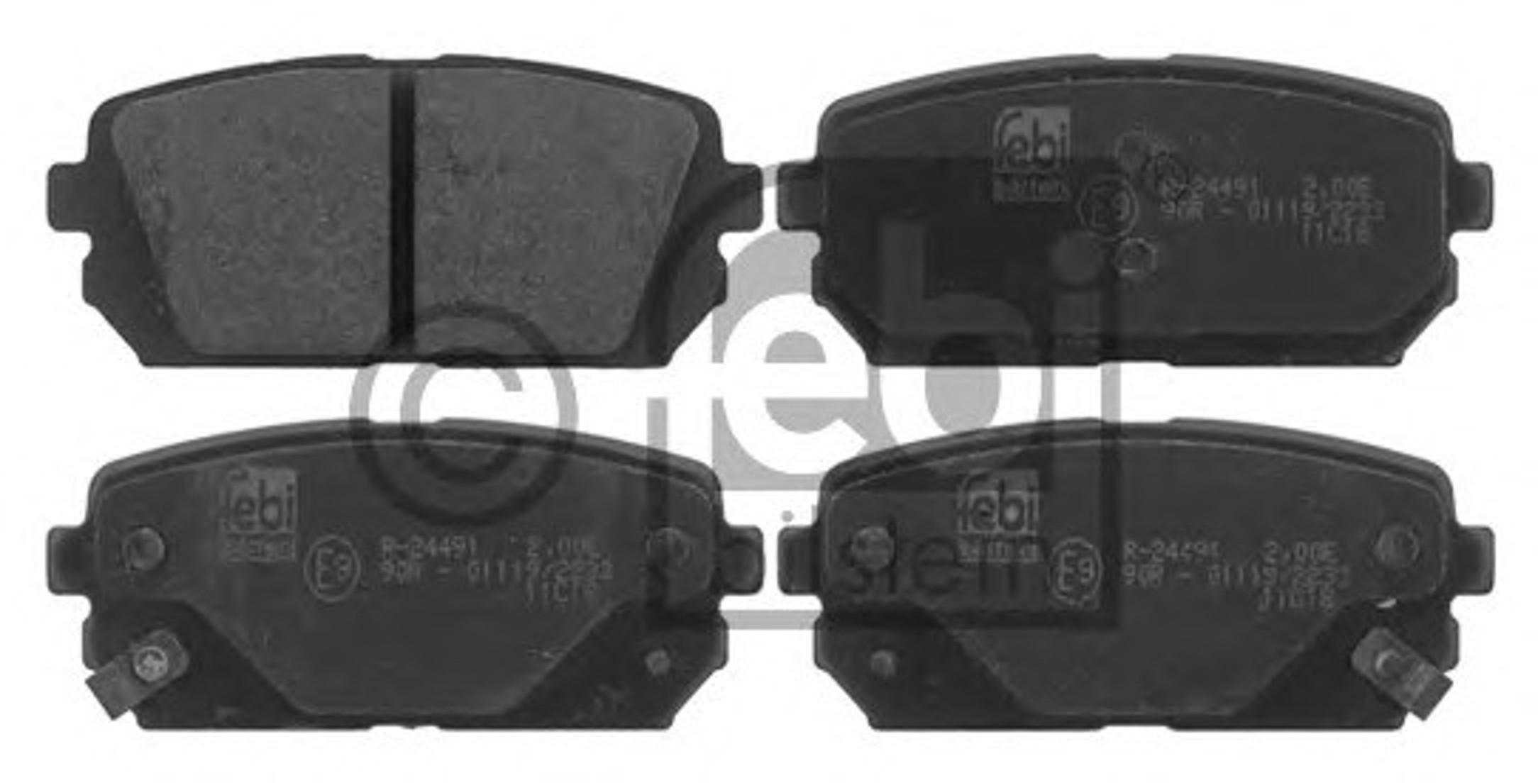 Колодки тормозные дисковые FEBI BILSTEIN 16817