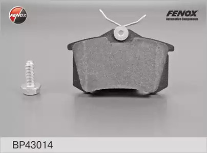 Комплект тормозных колодок дискового тормоза FENOX BP43014