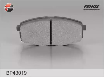 Комплект тормозных колодок дискового тормоза FENOX BP43019