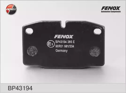 Комплект тормозных колодок дискового тормоза FENOX BP43194