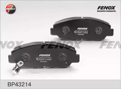 Комплект тормозных колодок дискового тормоза FENOX BP43214