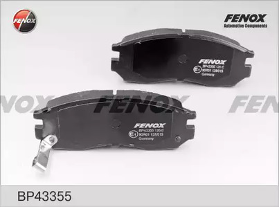 Комплект тормозных колодок дискового тормоза FENOX BP43355