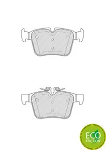 Комплект тормозных колодок дисковый тормоз premier eco friction