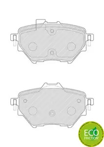 Комплект тормозных колодок дисковый тормоз premier eco friction