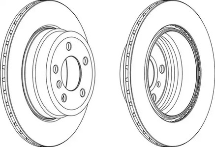 Диск тормозной FERODO DDF1715C