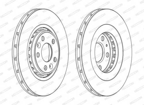 Колодки тормозные дисковые FERODO DDF1727C