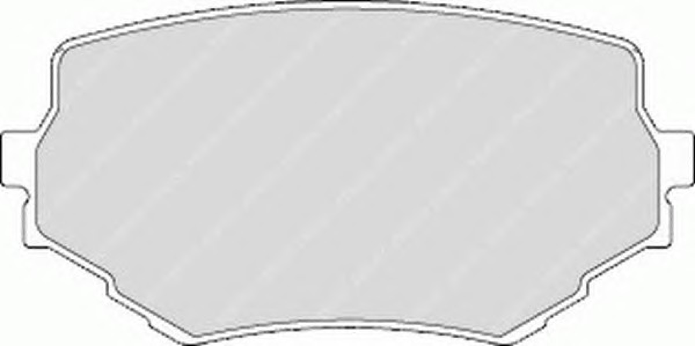 Колодки тормозные дисковые FERODO FDB1565
