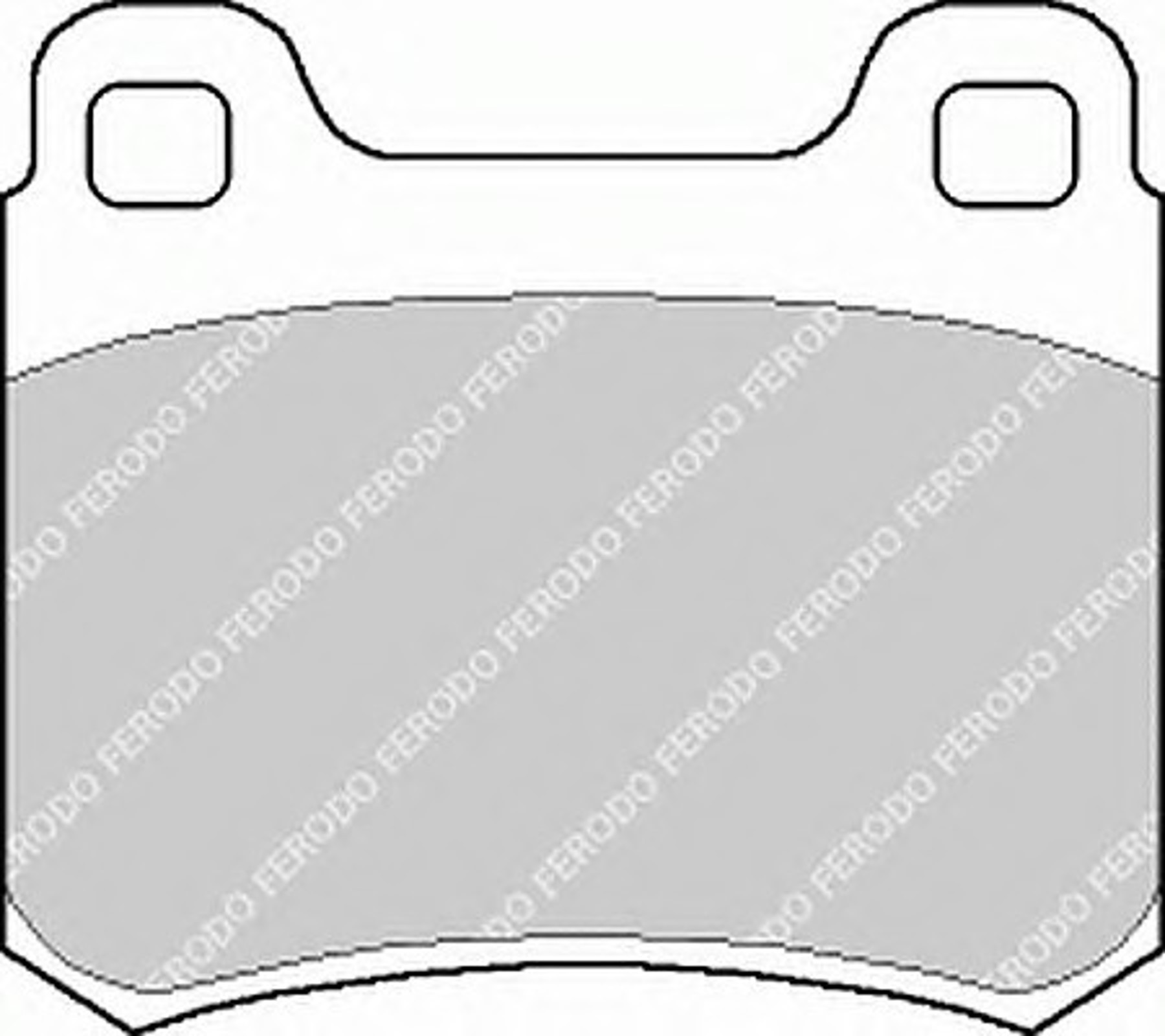 Колодки тормозные дисковые FERODO FDB328