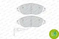Комплект тормозных колодок дисковый тормоз premier eco friction