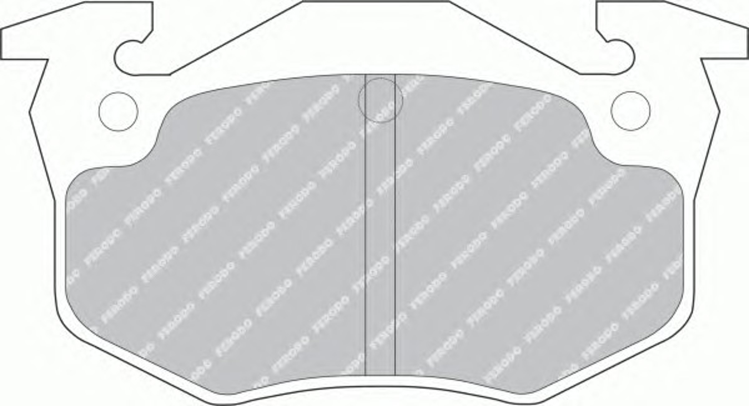 Колодки тормозные дисковые FERODO FDB558D