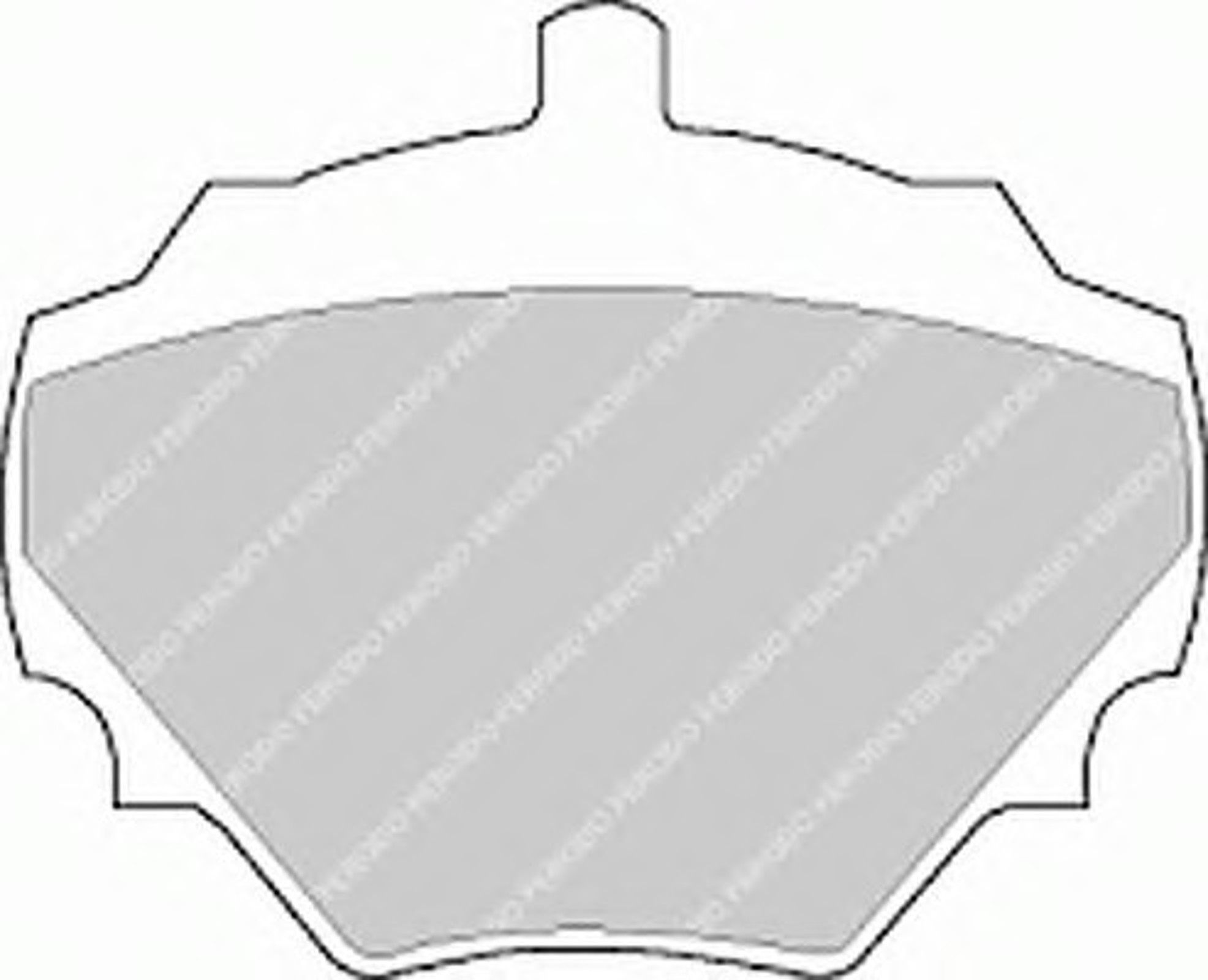 Колодки тормозные дисковые FERODO FDB844