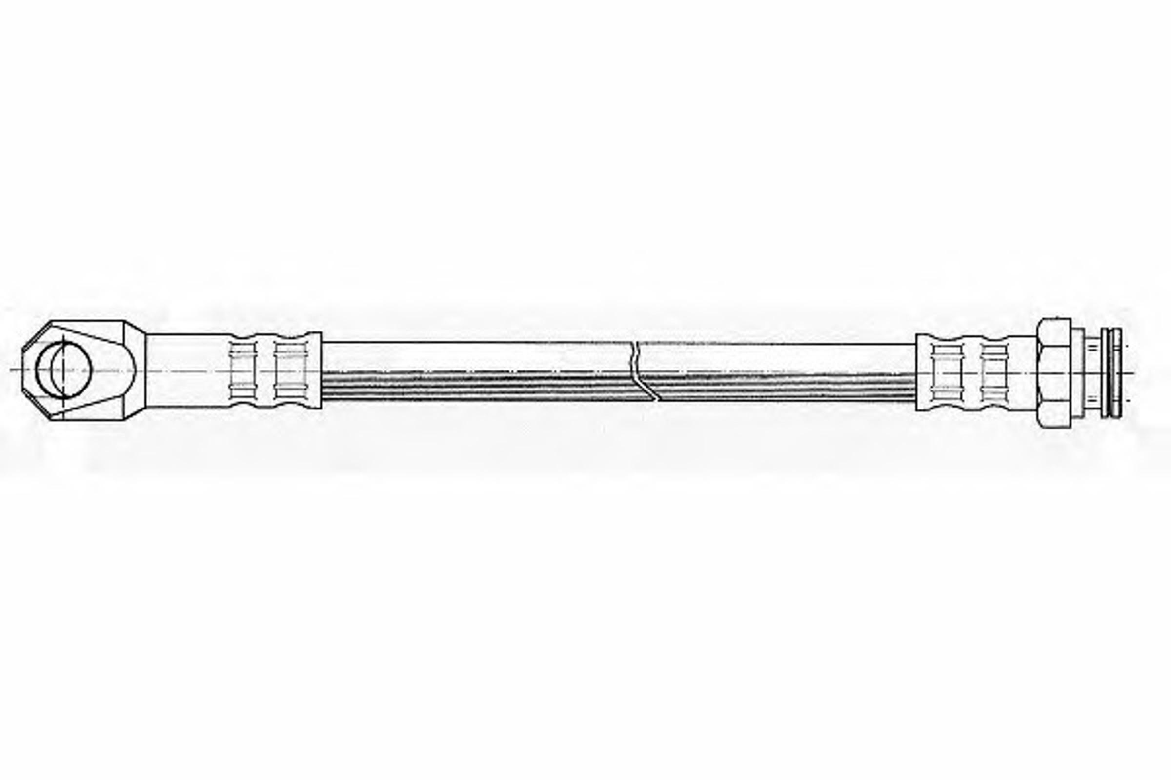 Шланг тормозной FERODO FHY2095
