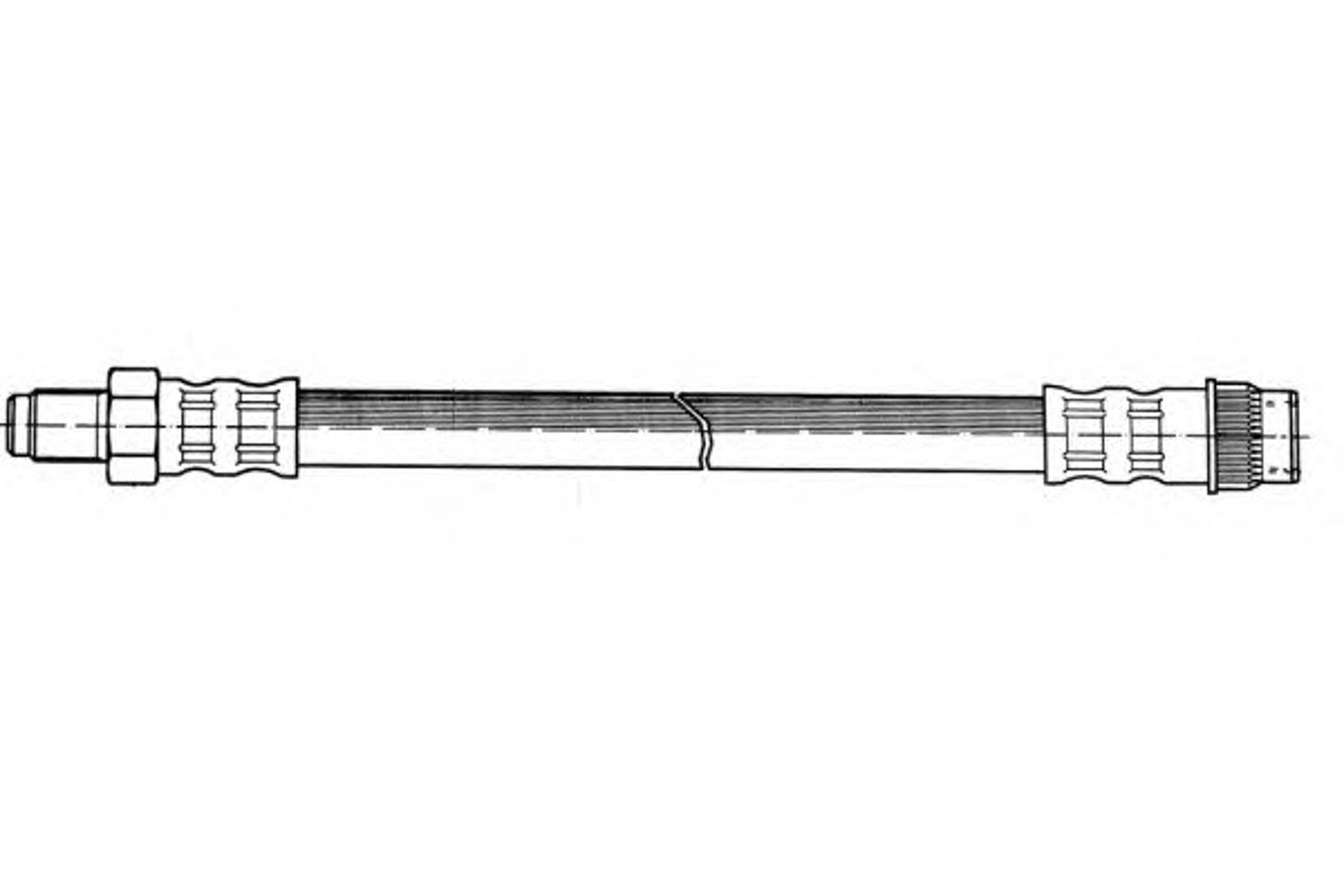 Шланг тормозной FERODO FHY2111