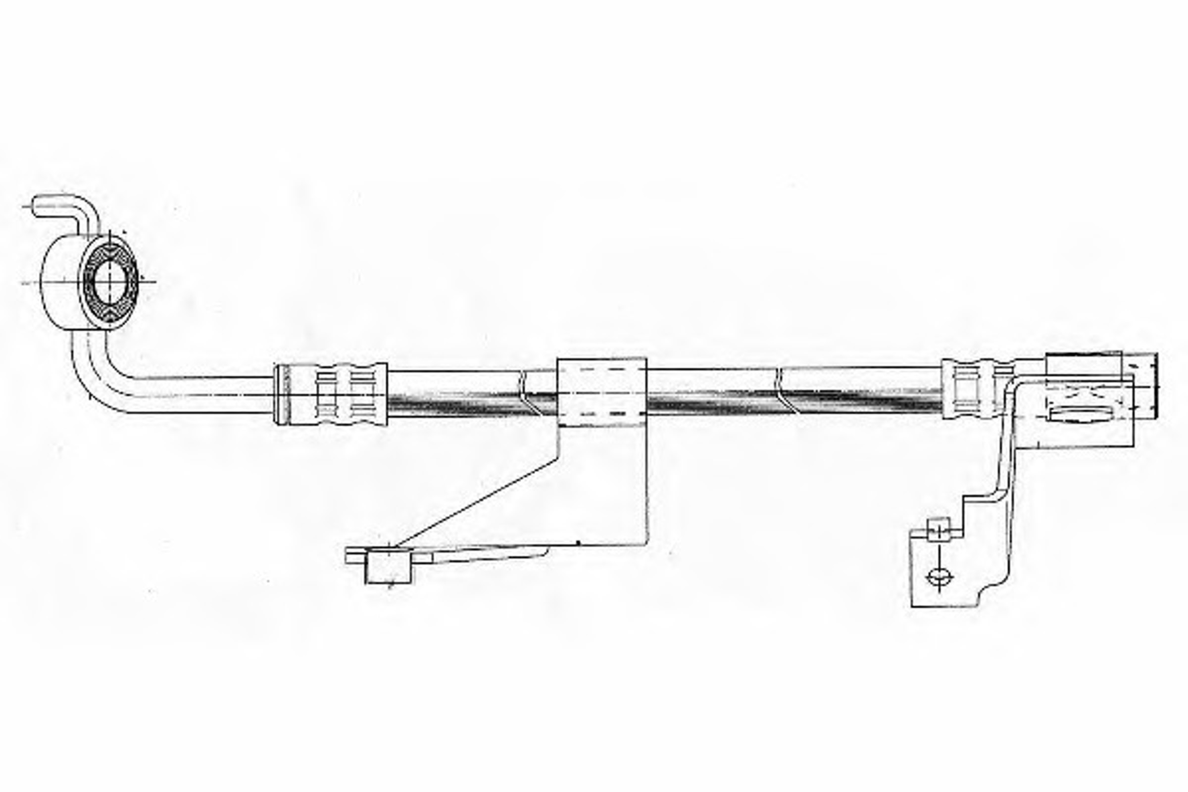 Шланг тормозной FERODO FHY2175