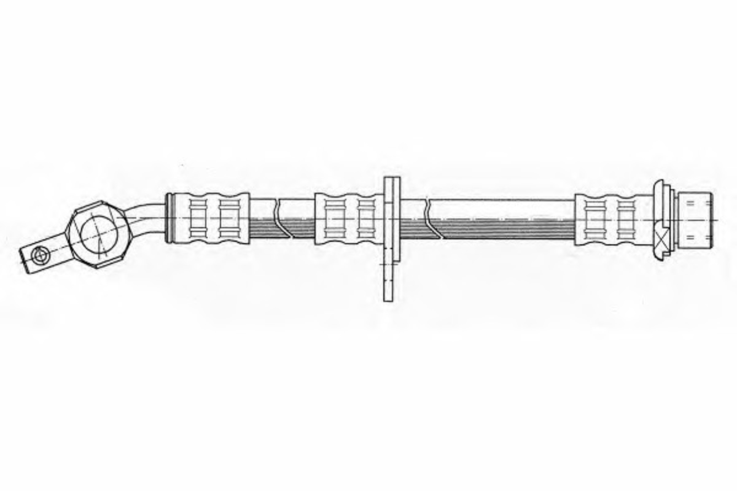 Шланг тормозной FERODO FHY2211
