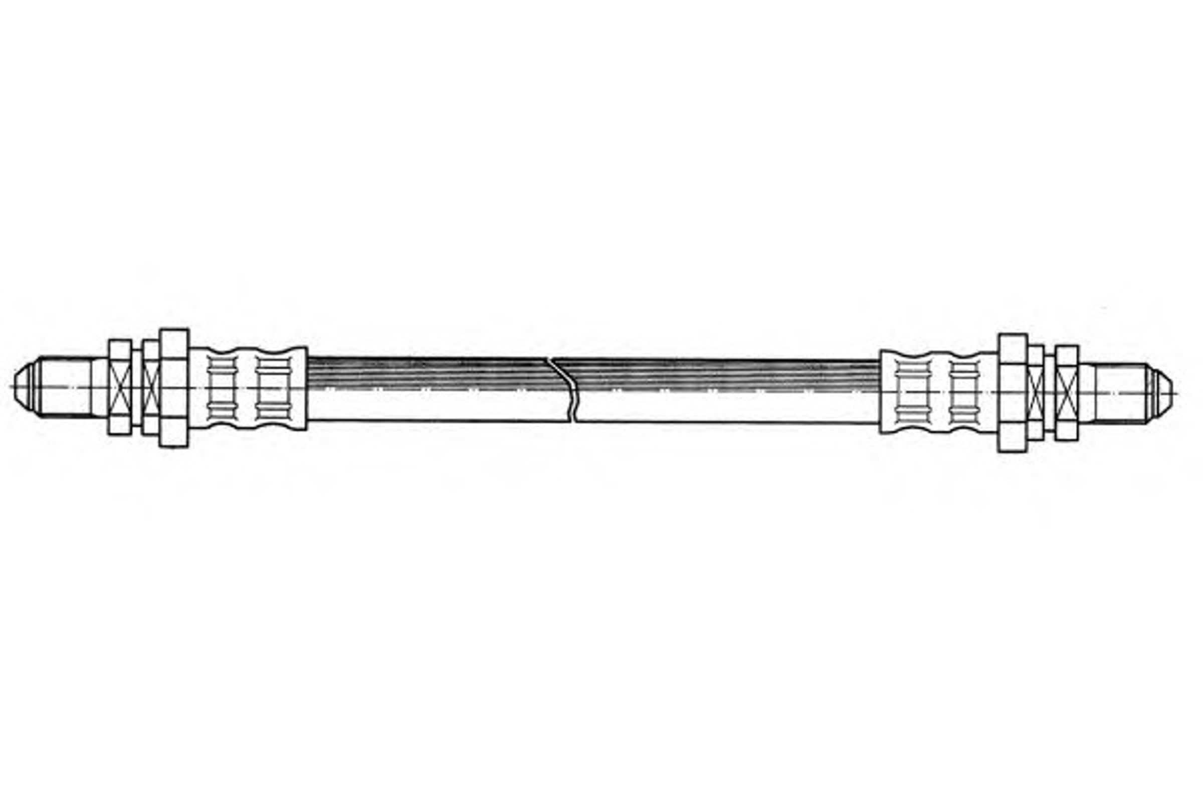 Шланг тормозной FERODO FHY2222