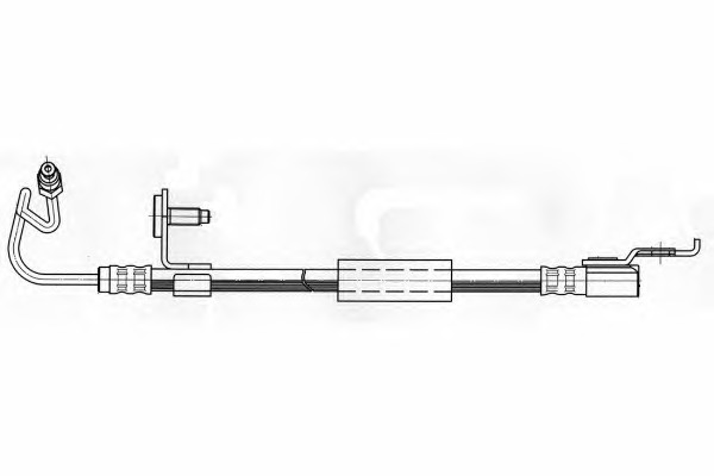 Шланг тормозной FERODO FHY2276